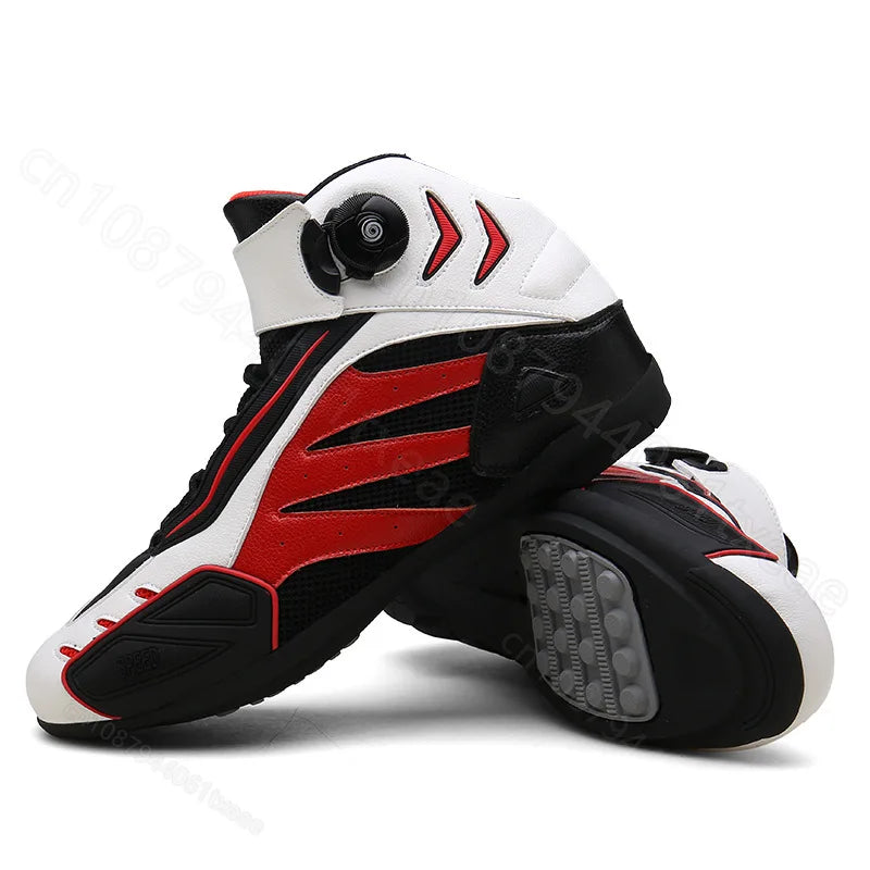 Soft Motorcycle Boots PRO Boot Biker Waterproof SPEED Motorboats Men Motocross Boots Non-slip Motorcycle Shoes