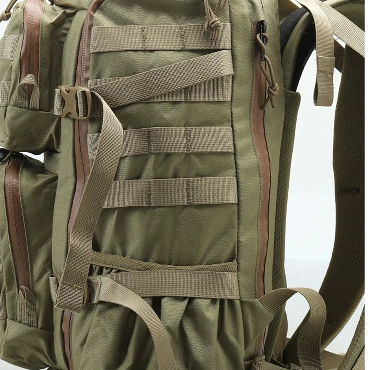 500D Tactical Backpack Multi 30D Large Capacity Mountaineering Bag with Waterproof Rain Cover Outdoor Camping Hiking Pack