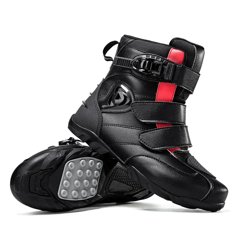 Motorcycle Riding Shoes Breathable Motorcross Off-road Short Boots Man Women Rider Motocross Equipment Anti-fall Racing Shoes 47
