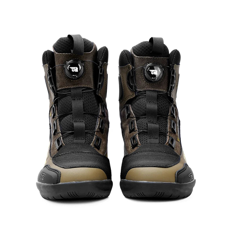 TR Motorcycle Shoes Men Motorcycle Boots Breathable Riding Boots Four Seasons Women Waterproof Moto Racing Shoes Cross-country