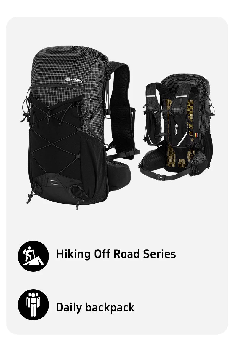 Anmeilu Mountaineering Backpack 30L Large Capacity Men Women Outdoor Travel Hiking Off-road Lightweight Sports Backpack