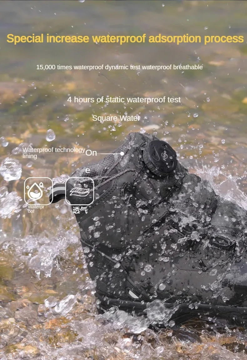 Motorcycle Boots Cowhide Waterproof Motorbike Travel Botas Hiking Shoes Road Cycling Zapatos Men Four Season For KTM For Honda