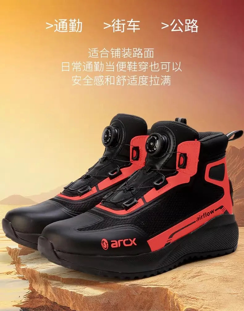 2025 New ARCX Motorcycle Riding Shoes Moto Road Botas Anti Fall Breathable Summer Moto Cycling Equipment Moto  Accessories