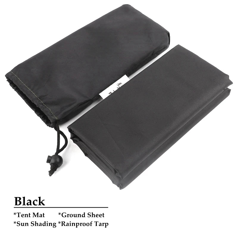 4Colors Outdoor Picnic Waterproof Camping Tent Mat Moisture-proof Pad Sun Shade Net Oxford Mat Beach Ground Sheet Rainproof Tarp