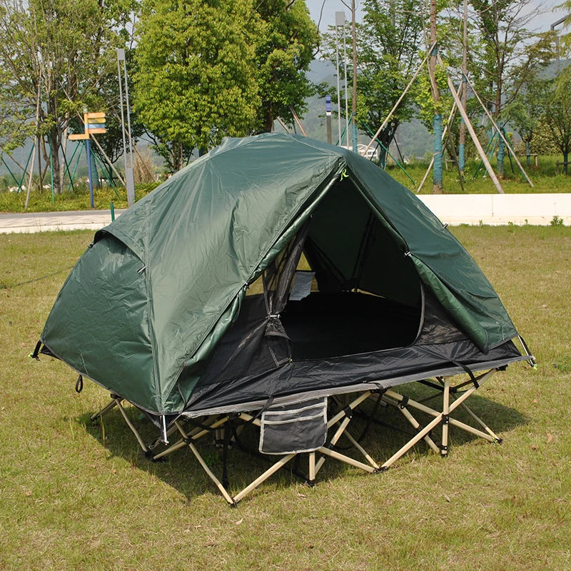 Ultralight 2 Person Backpacking Tent Can Be Used As Cot Bed Tent or Bikepacking Tent, Light Weight Cot Tent Not Include Bed