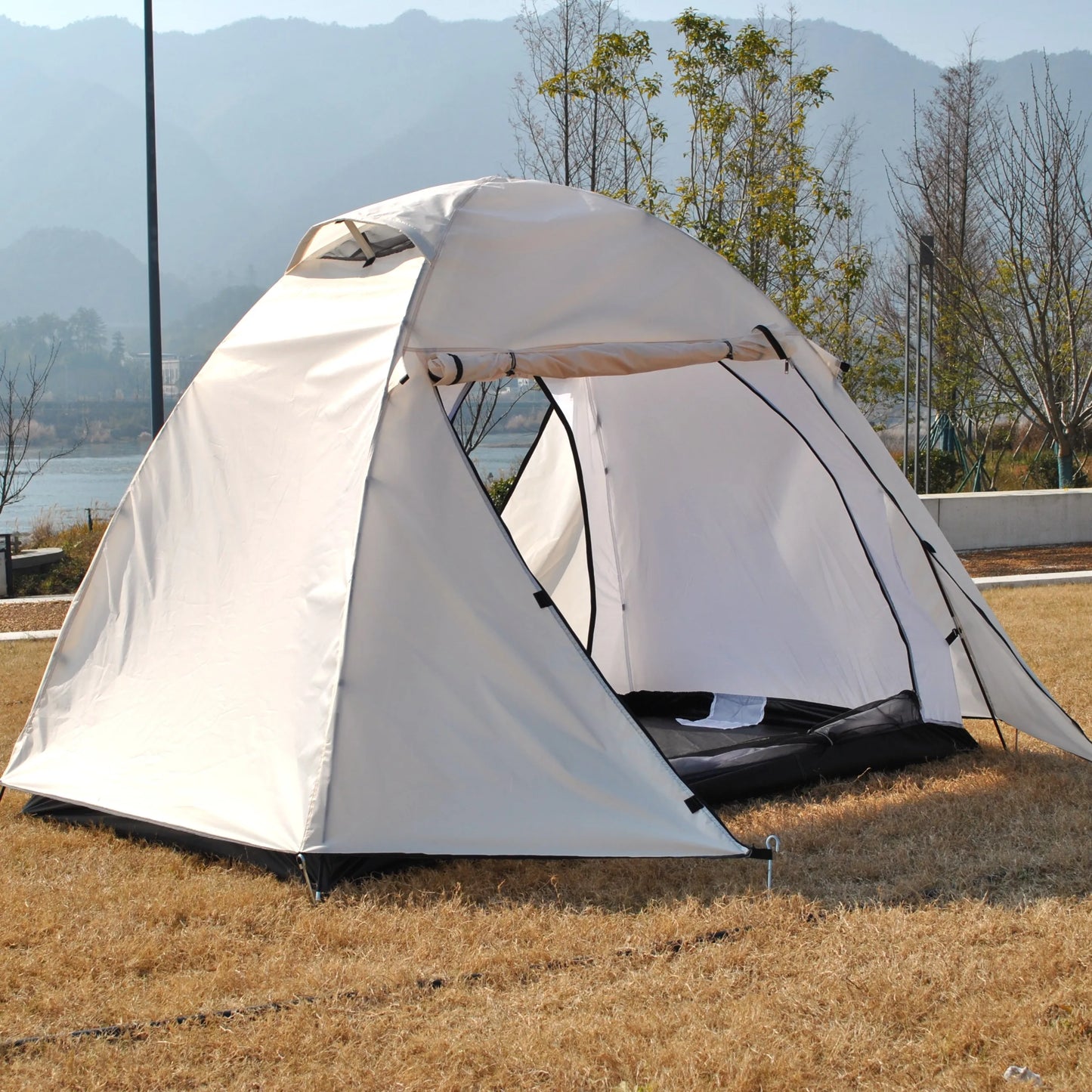 Waterproof Backpacking Tent 2 Person Lightweight Camping Tents 2 People Hiking Tents,4 Season Double Layer Outdoor Tent