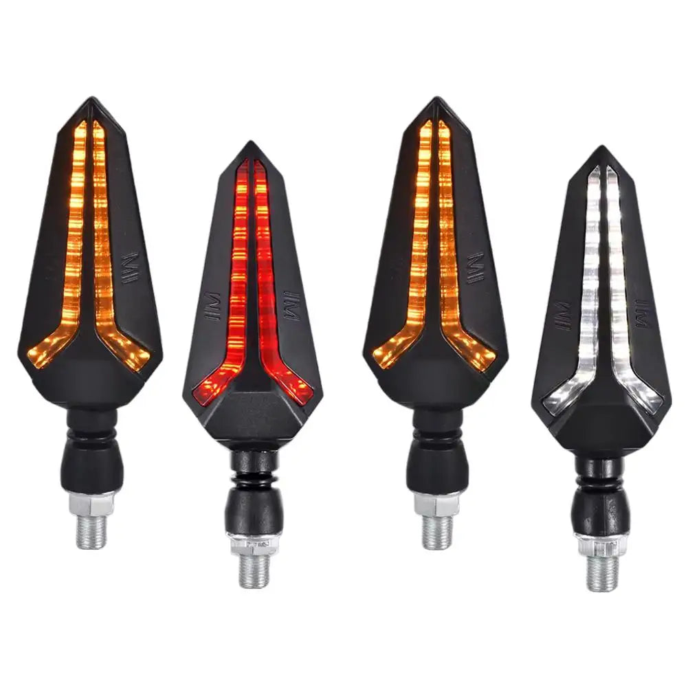 1pcs Motorcycle Solar Warning Light Car Rear Collision Flashing Prevention LED Tail Car LED Light Light Light Strobe Tail I0I1