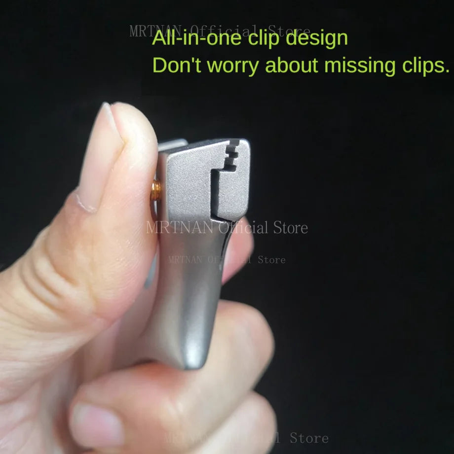 Slingshot Titanium Alloy High Quality Shooting Slingshot Hunting Flat Rubber Band Catapult Outdoor Sports Accessories