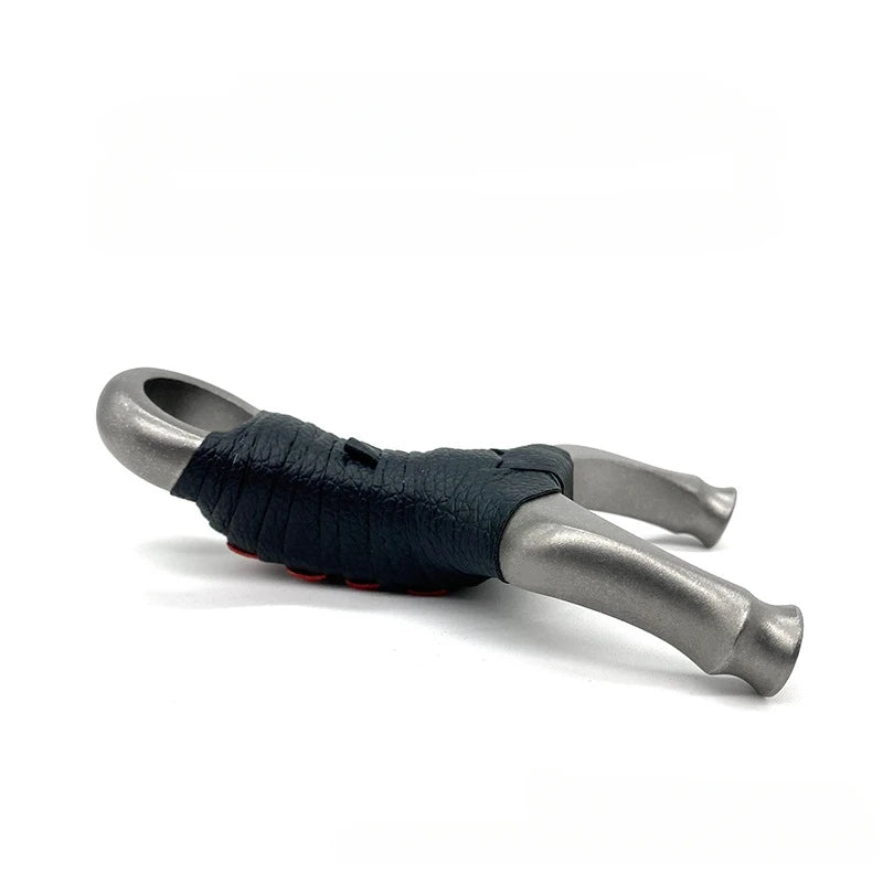 New 440C Stainless Steel Slingshot Recurve Design Catapult with Rubber Band Set Outdoor Hunting Sports Entertainment Tools Toys