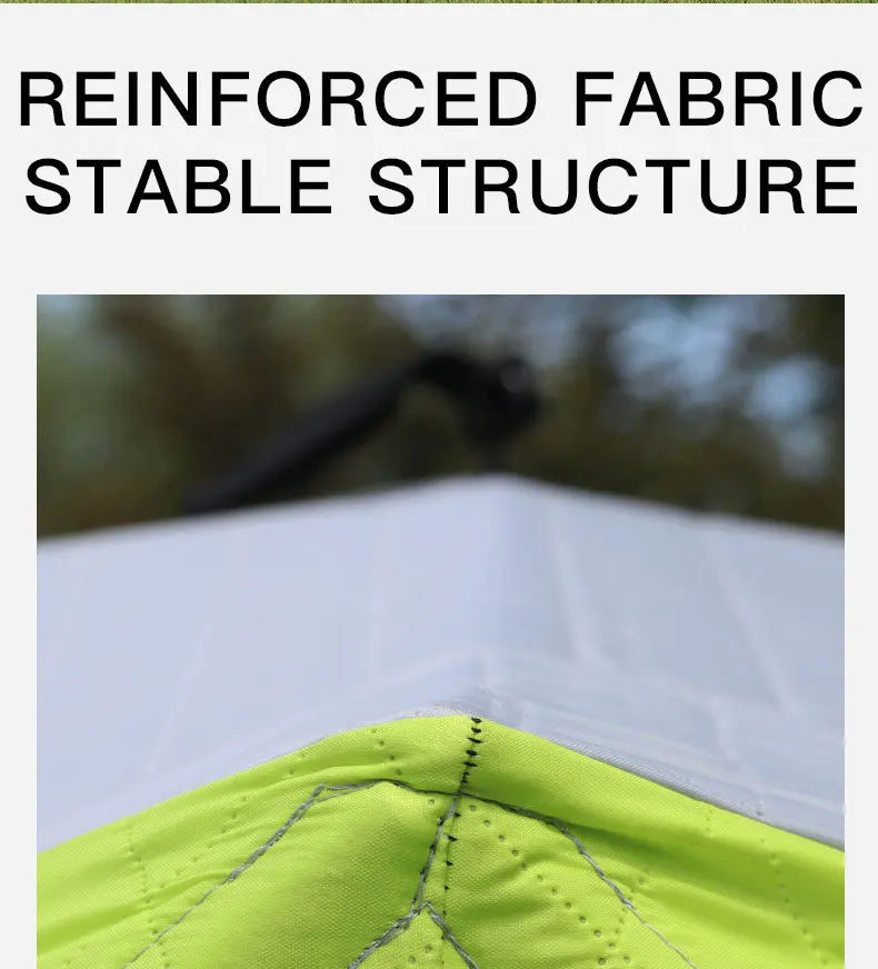 Winter Fishing Tent Ice Fishing Tent Cotton Clip Thick Insulation Windproof Snow Shelter Camping for 2-3 People Pop Up Tent