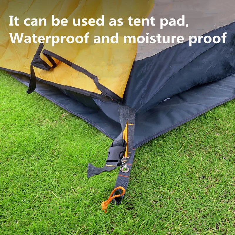 Waterproof Camping Tarp Multifunctional Tent Ground Sheet Ultralight Durable Beach Picnic Mat Multifunctional Canopy Shade Sail