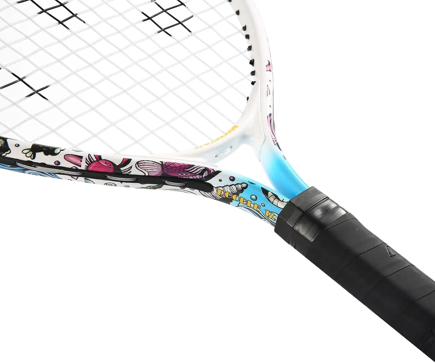 17" Kids Tennis Racket Best Starter Kit for Kids Age 4 and Under with Shoulder Strap Bag and Tennis Racket Toddler Tennis Raquet