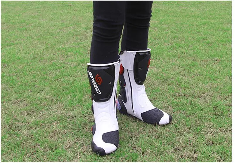 Motorcycle Boots Cycling Shoes Four Seasons Racing Anti-drop Cycling Boots Locomotive Shoes Knight Racing  Motorcycle Shoes