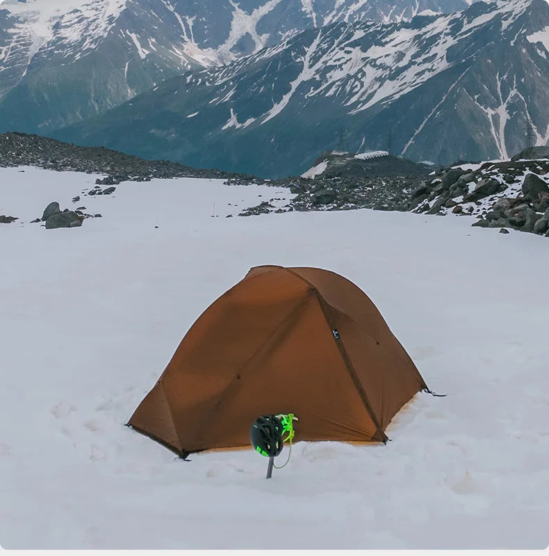 Thous Winds SGR 1-Person Backpacking Tent, 3-Season Ultralight Hiking Tent, 15D Nylon Ripstop Both Side Silicon Camping Tent