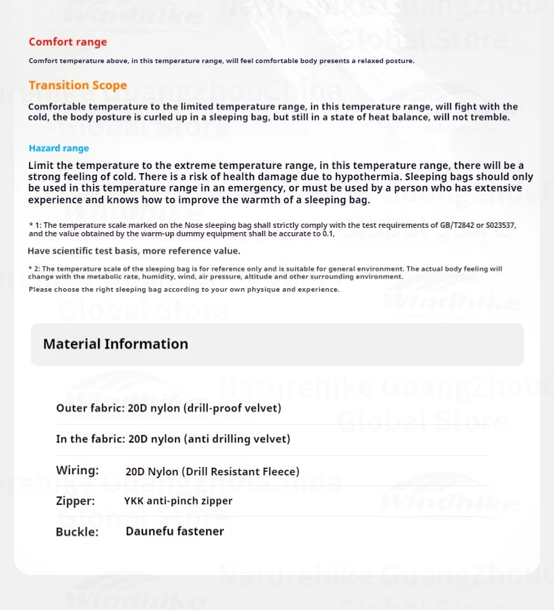 Naturehike Snowbird Sleeping Bag 650FP Duck Down Winter Warm Outdoor Camping Ultralight Hiking Mummy Sleeping Bag -18.6°C~3.8°C