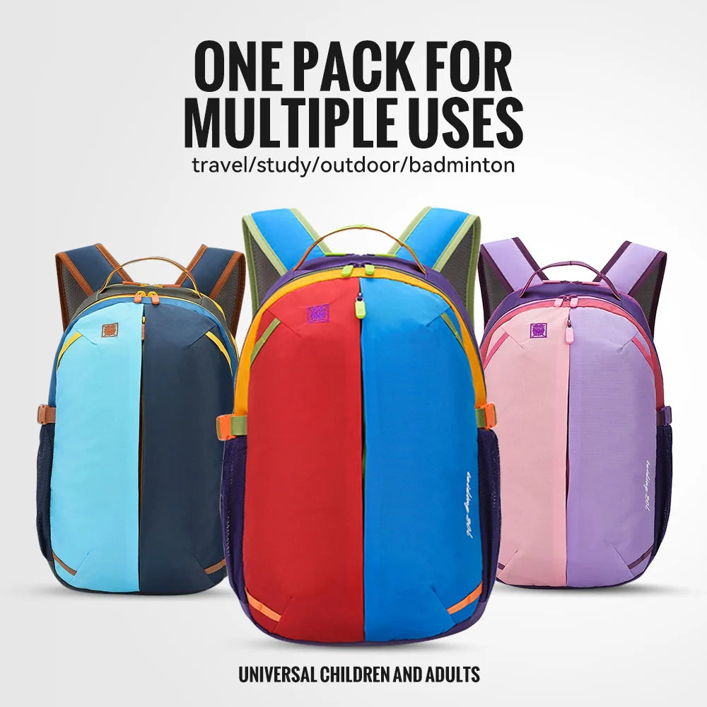 WRELS Outdoor Backpack Lightweight Breathable Schoolbag Waterproof Multi-role Backpack Large Capacity Outdoor Climb Hiking Bag