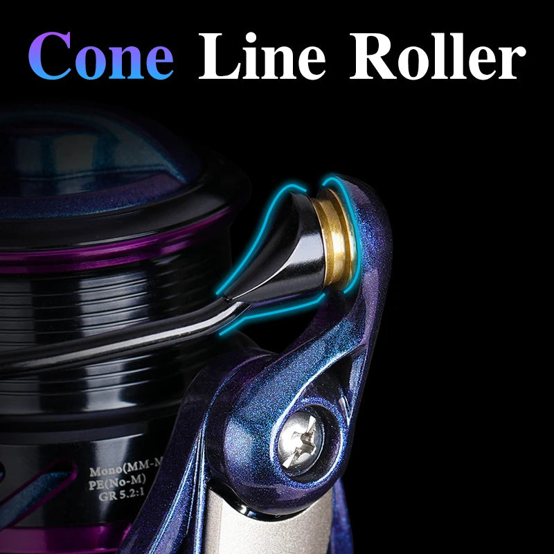 TSURINOYA Spinning Fishing Reel HAWK 2000S 2500S 3000S Shallow Spool Long Casting Wheel 5.2:1 7kg Max Power Pike Profession Reel