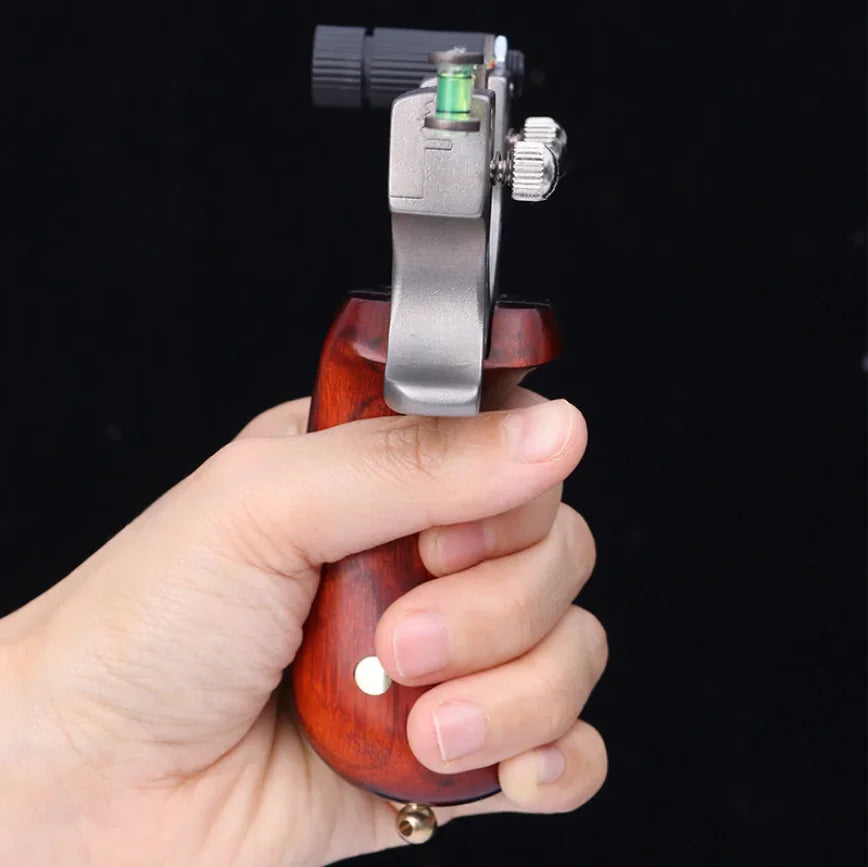 High-precision Stainless Steel Slingshots Laser Aiming Slingshot With rubber bands Outdoor Hunting Catapult Shooting