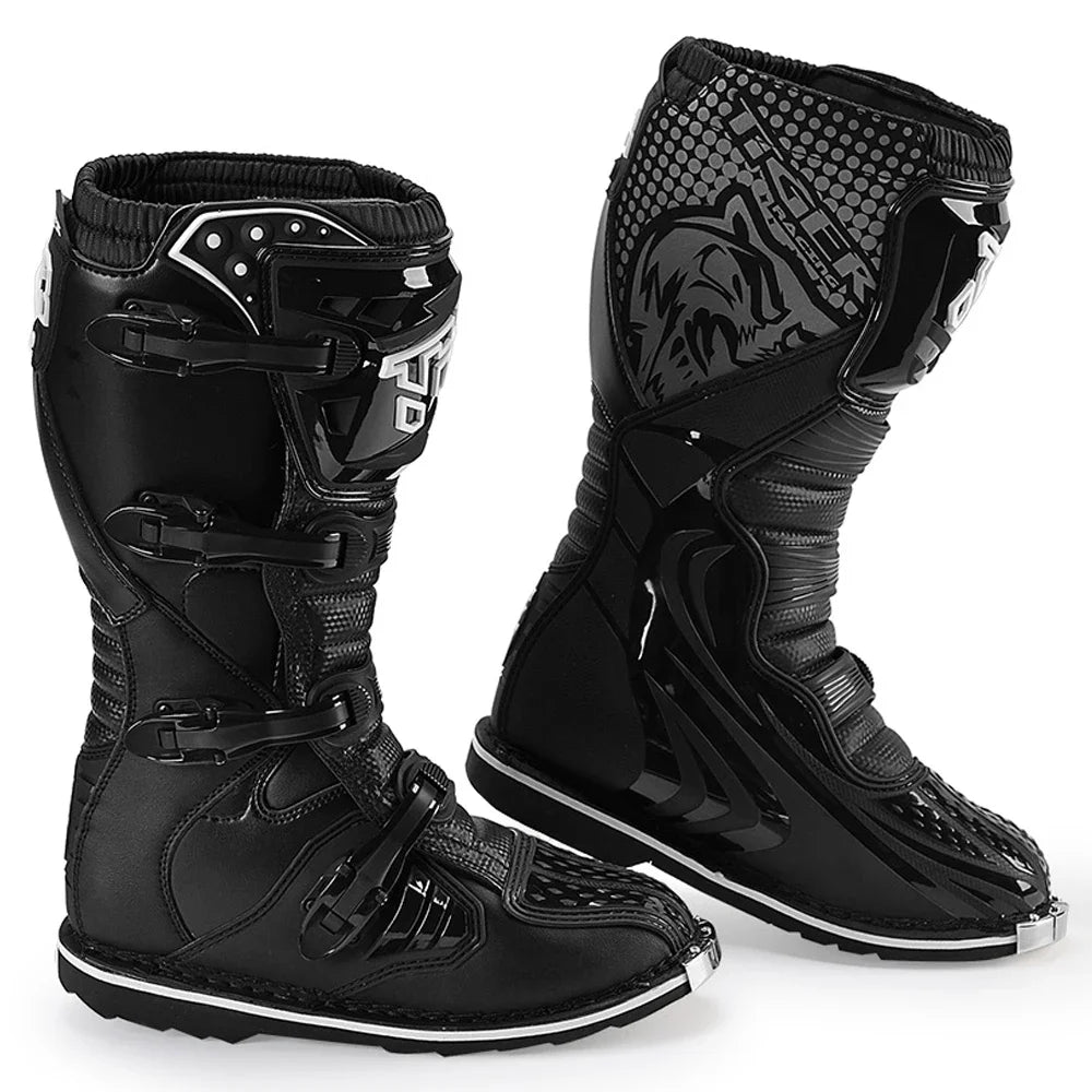 New T3 Motorcycle Boots Motocross Enduro Professional Racing Motocross Off-road Bottas Motorboat Shoes Racing Boots