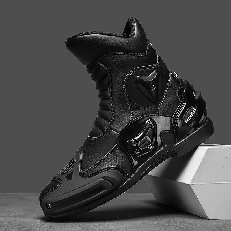 Motorcycle Boots Men High Quality Road Racing Shoes Off-road Boots Breathable Leisure Sports Shoes Botas Para Moto Hombre