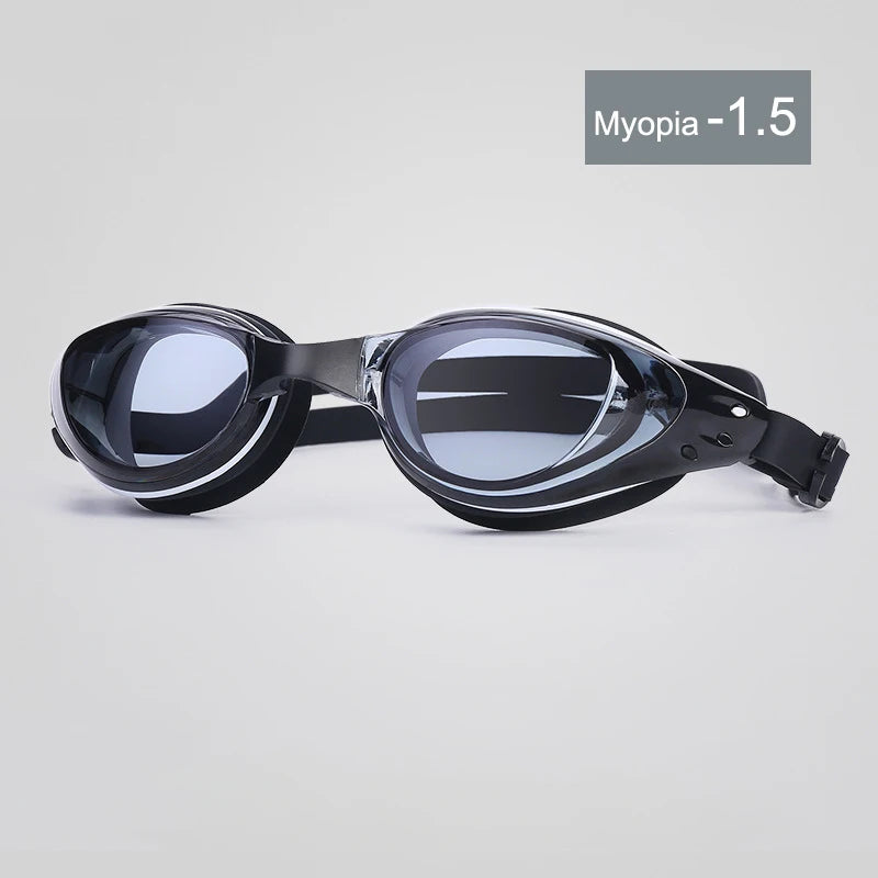 Plating Myopia Swim Goggles Men Women Professional Swimming Pool Water Sports Waterproof Glasses Anit Fog UV Shield Eyewear New