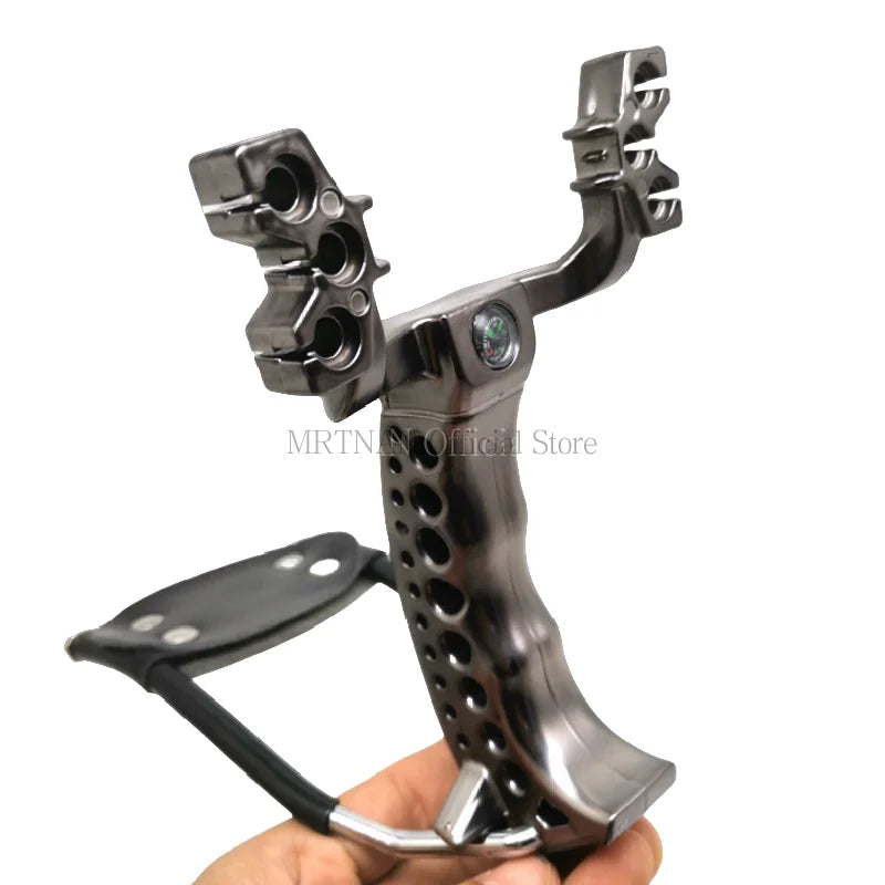 Powerful Fishing Slingsshot with Wrist Rest Outdoor Hunting Material Sling Shot Large Catapult for Fishings and Ball