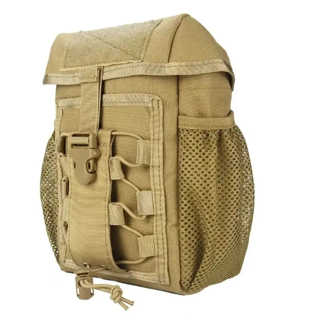 1000D Nylon Molle Dump Bag Waterproof Emergency Tool Outdoor Climbing Pouch Storage Bags Molle Attachments EDC Pouch Travel Use