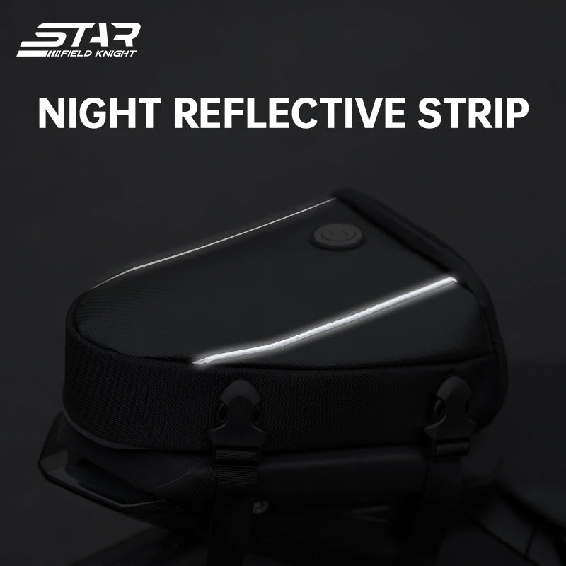 SFK Large Capacity Motorcycle Bag Rear Seat Bag Tail Pack Multifunctional Crossbody Bag Riding Gears With Outdoor Raincover