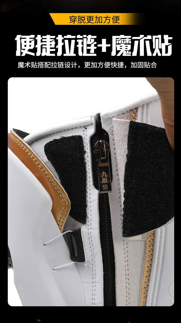 36-47 Anti Fall Motocross Boots Wear-resistant Motorcycle Boots Men's Women Racing Boots Safe Riding Equipment Rally Shoes