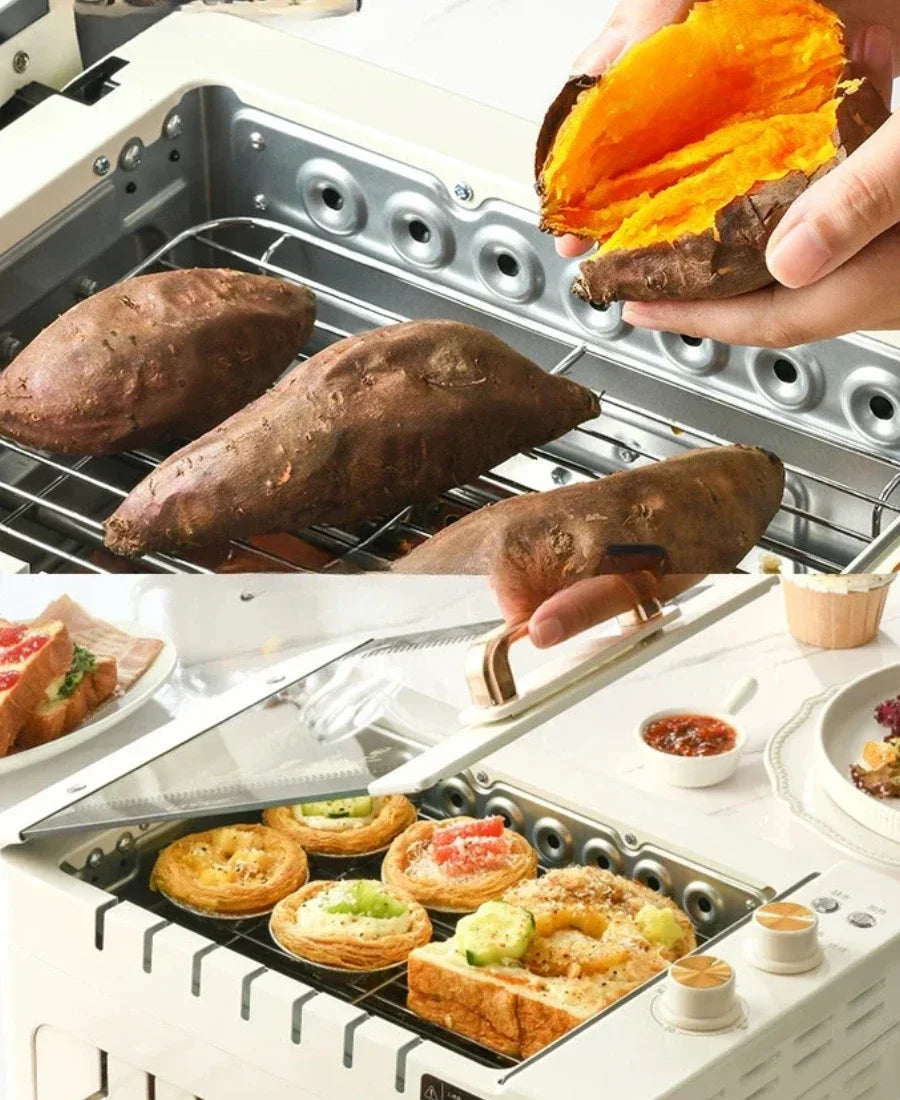 Skewer Barbecue Grill Home Automatic Rotating Multifunctional Indoor Electric Grill Light Smoke Barbecue Machine G-26