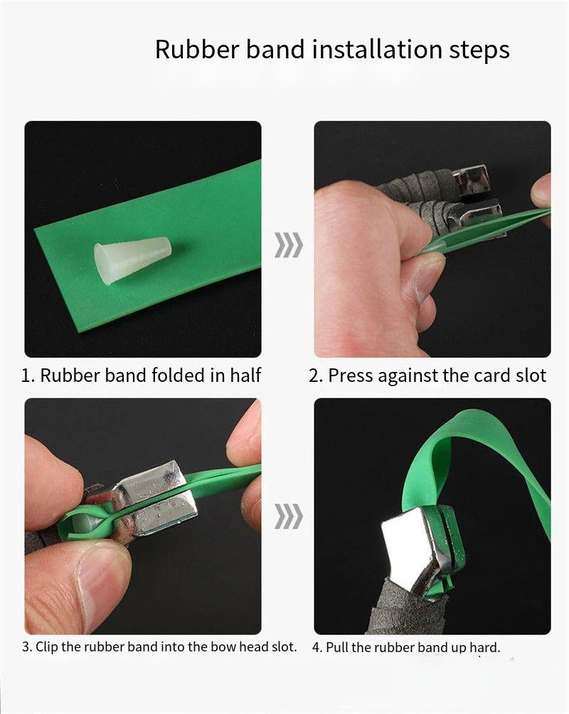 Powerful Alloy Slingshot Anti-song Design Catapult with Strong Magnetic Professional Outdoor Hunting Shooting Tool Composite Bow