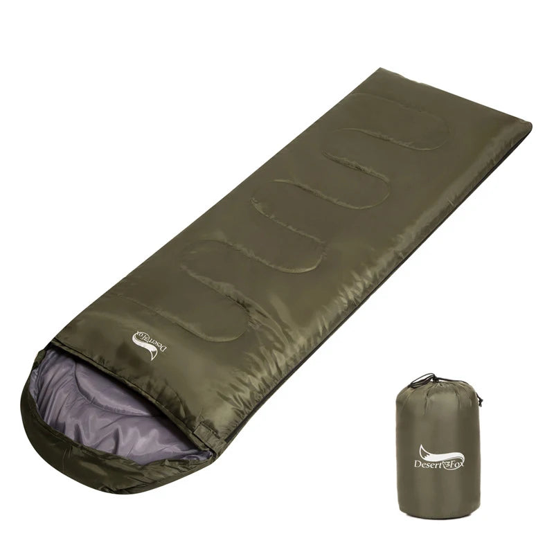 Outdoor Camping sleeping bag Hiking Backpacking Portable  Lightweight Spring and Autumn Sleeping Bag with Sack Waterproof