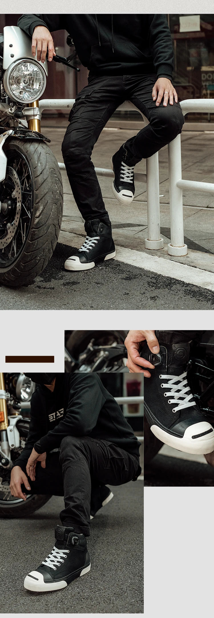 Star Field Knight Green Retro Motorcycle Riding Shoes Comfortable Breathable Hard Protection Wear-resistant Motocross Race Boots