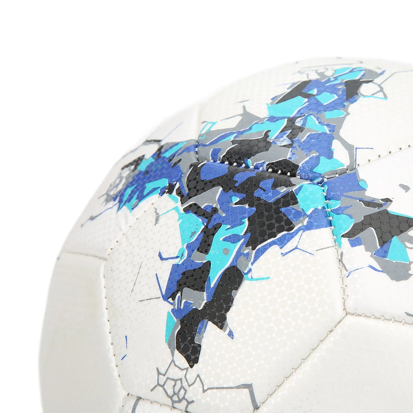 Inflatable Soccer Ball Size 5 Blue PU for Youth Adult Players Outdoor Teaching Training Competition Outdoor Soccer Sport Soccer