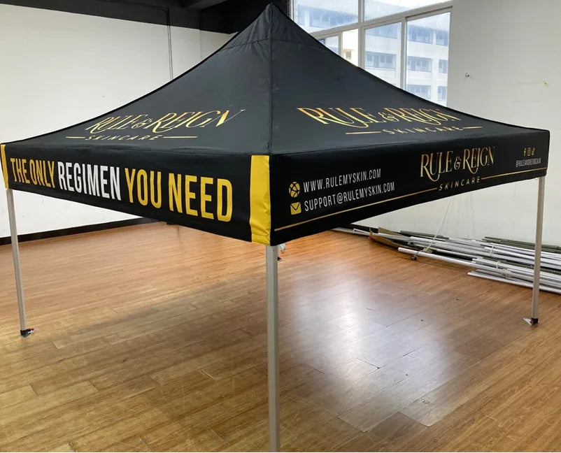 TB 600D Waterproof Outdoor Folding Gazebo 10x10ft Advertising Tents Roof Oxford Cloth Portable Sidewall Cover Fabric Canopy Tent