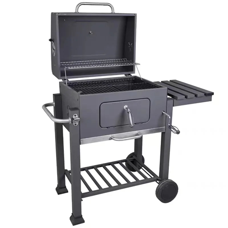 Large Barbecue Grill For More Than 8 People Bbq Charcoal Grill Double Side Plate