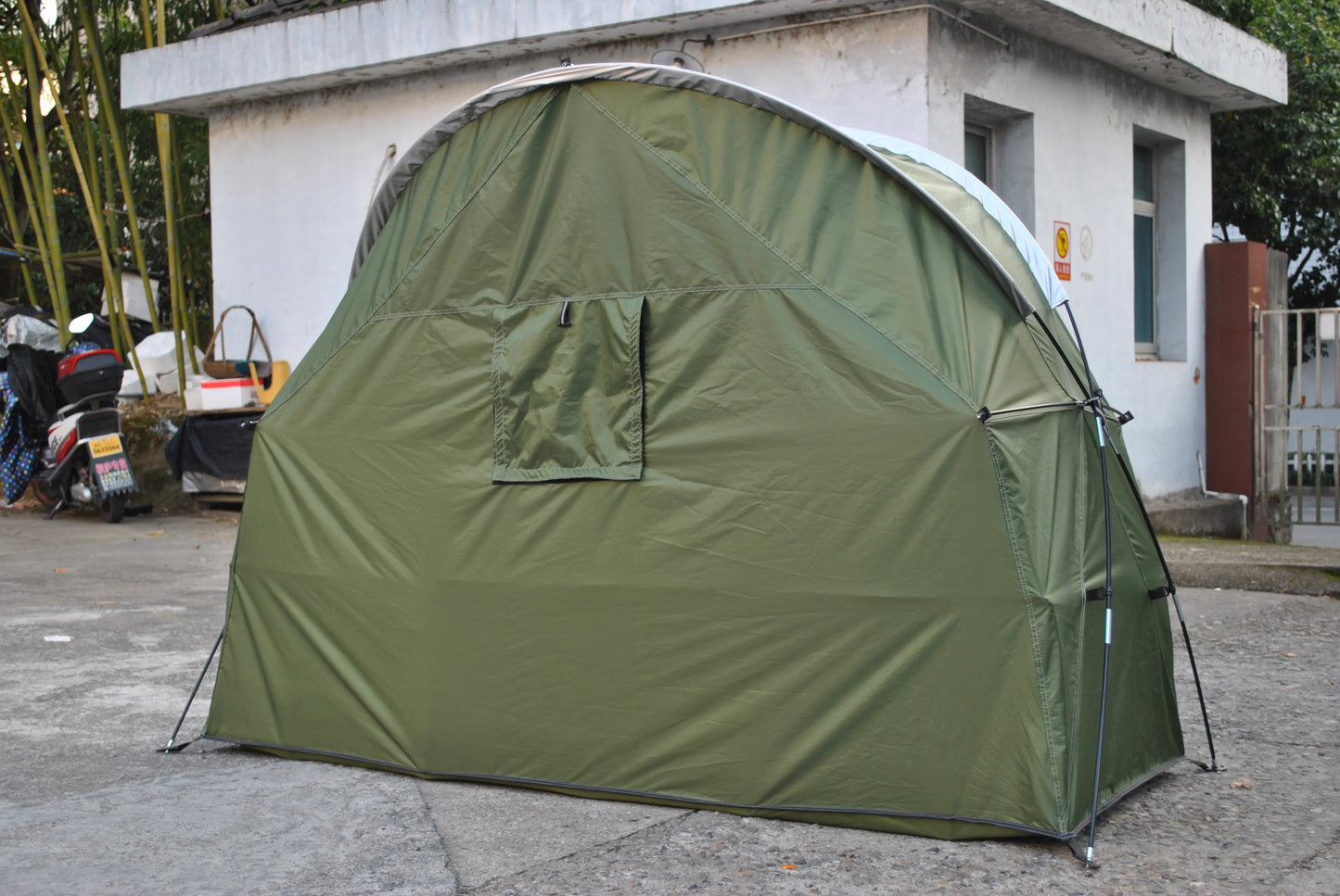 Durable Cot Tent for Camping, Light Weight, Backpacking Tent, Solo, 4000mm Camping Cot Package Not Include