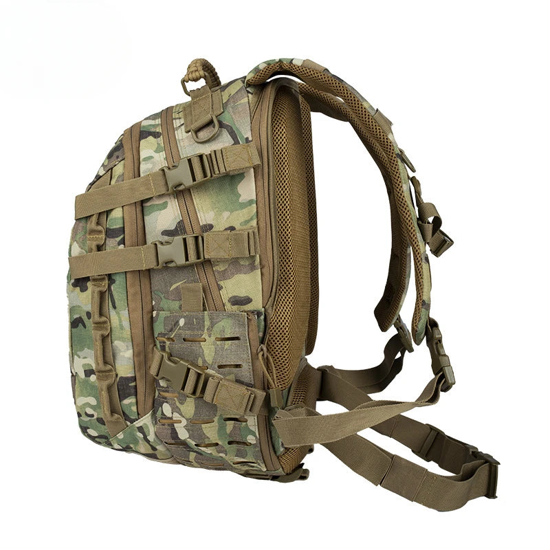 Yakota Tactical Backpack Hiking Outdoor Bag Camouflage Double Shoulder Dragon Egg Bag Student Commuter Computer Backpack