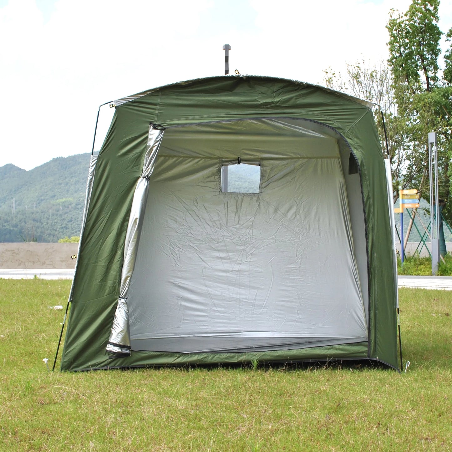 Bike Storage Shed Tent, Oversized Storage Tent for 4 Bikes, Garage/Garden Storage Tent, Waterproof Anti-uv Outdoor Bicycle Cover