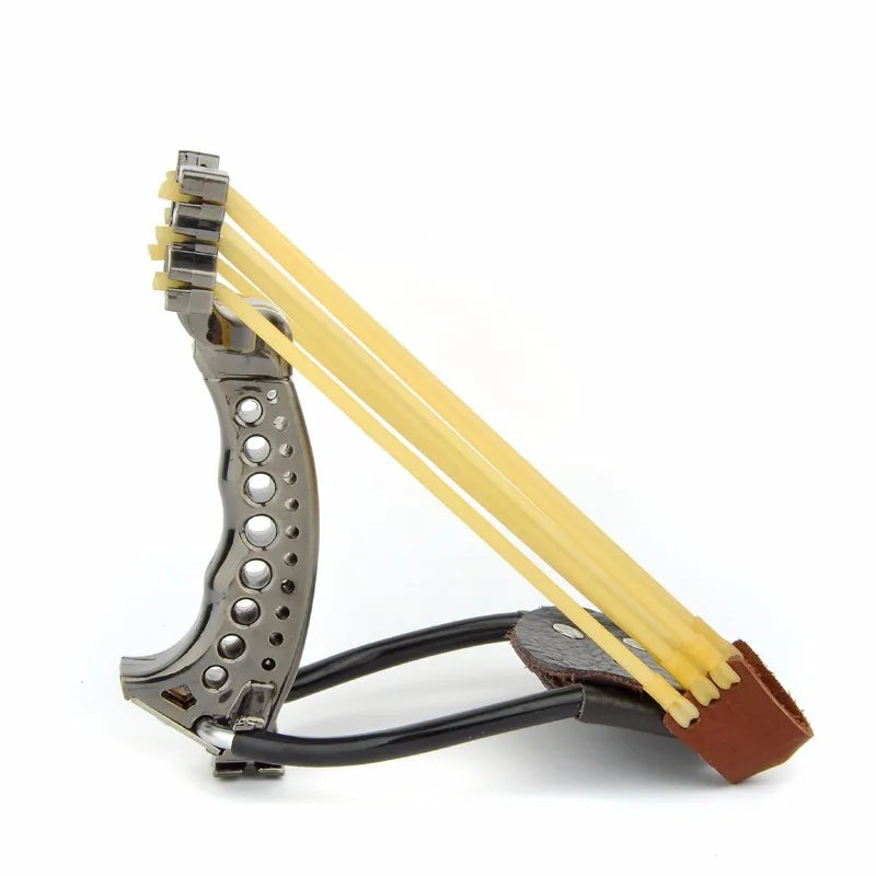 Outdoor Shooting Fishing Slingshot Hunting Arrow Darts Catapult With Rubber band Fishing reel/ Tactical game protective gloves