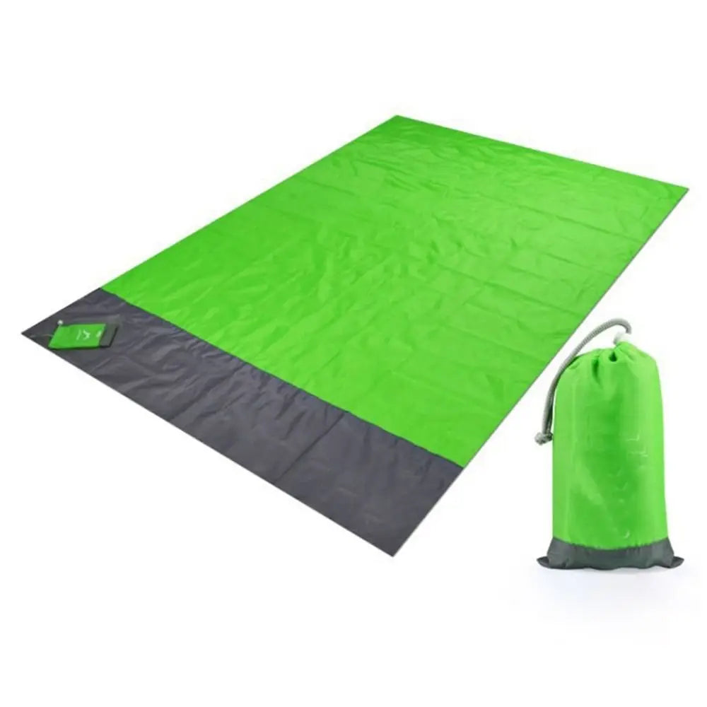 200*210cm Waterproof Tent Floor Tarp Picnic Mat Ultralight Pocket Tent Footprint Beach Tarp with Sack Camping Hiking Accessories