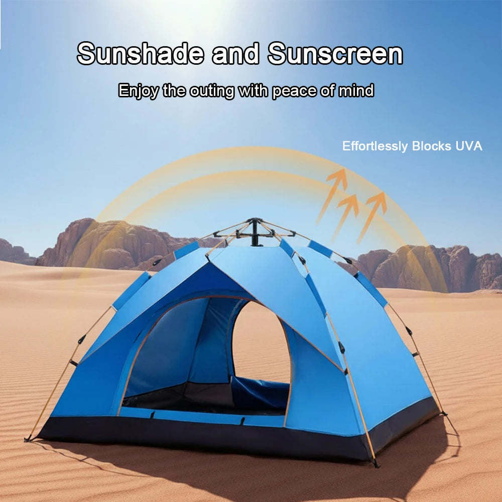 EMER Outdoor Camping Tent Automatic One-touch Tent Waterproof Picnic Tourist House for Travel Hiking Fishing Camping Supplies
