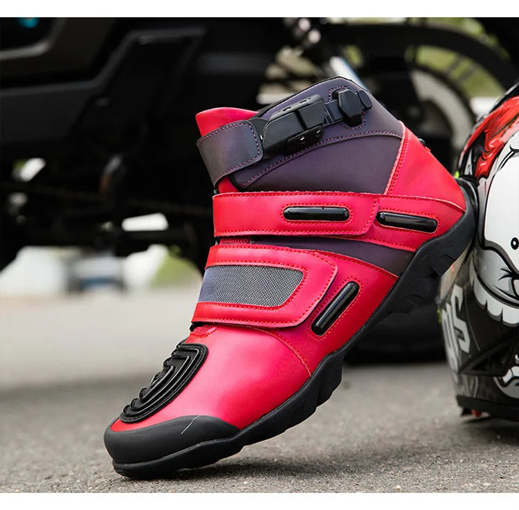 Motorcycle shoes Motorcycle riding shoes Male knight cross-country boots Racing short boots Motorcycle travel equipment