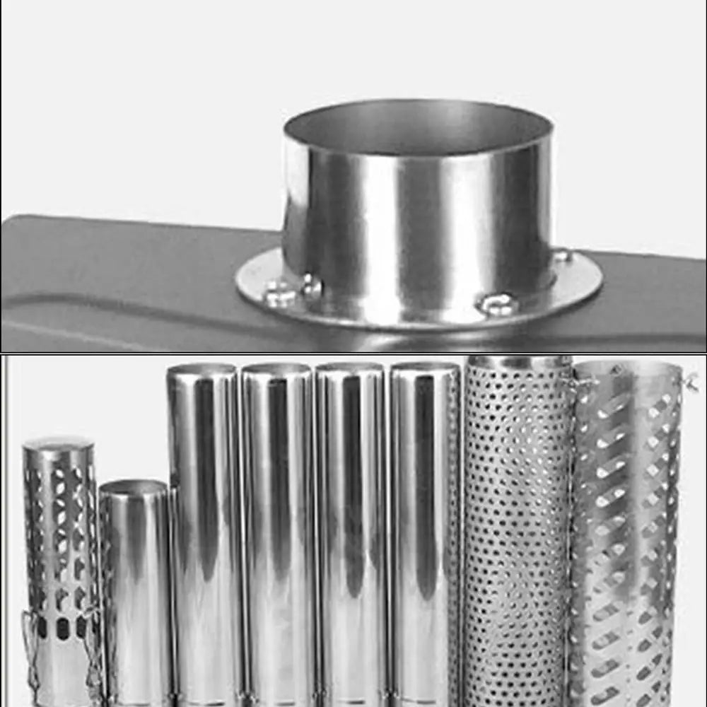 Camping Firewood Stove Portable Tent Wood Burning Stove With Chimney Folding Fire Wood Heater BBQ Stove Grill For Camp Fishing