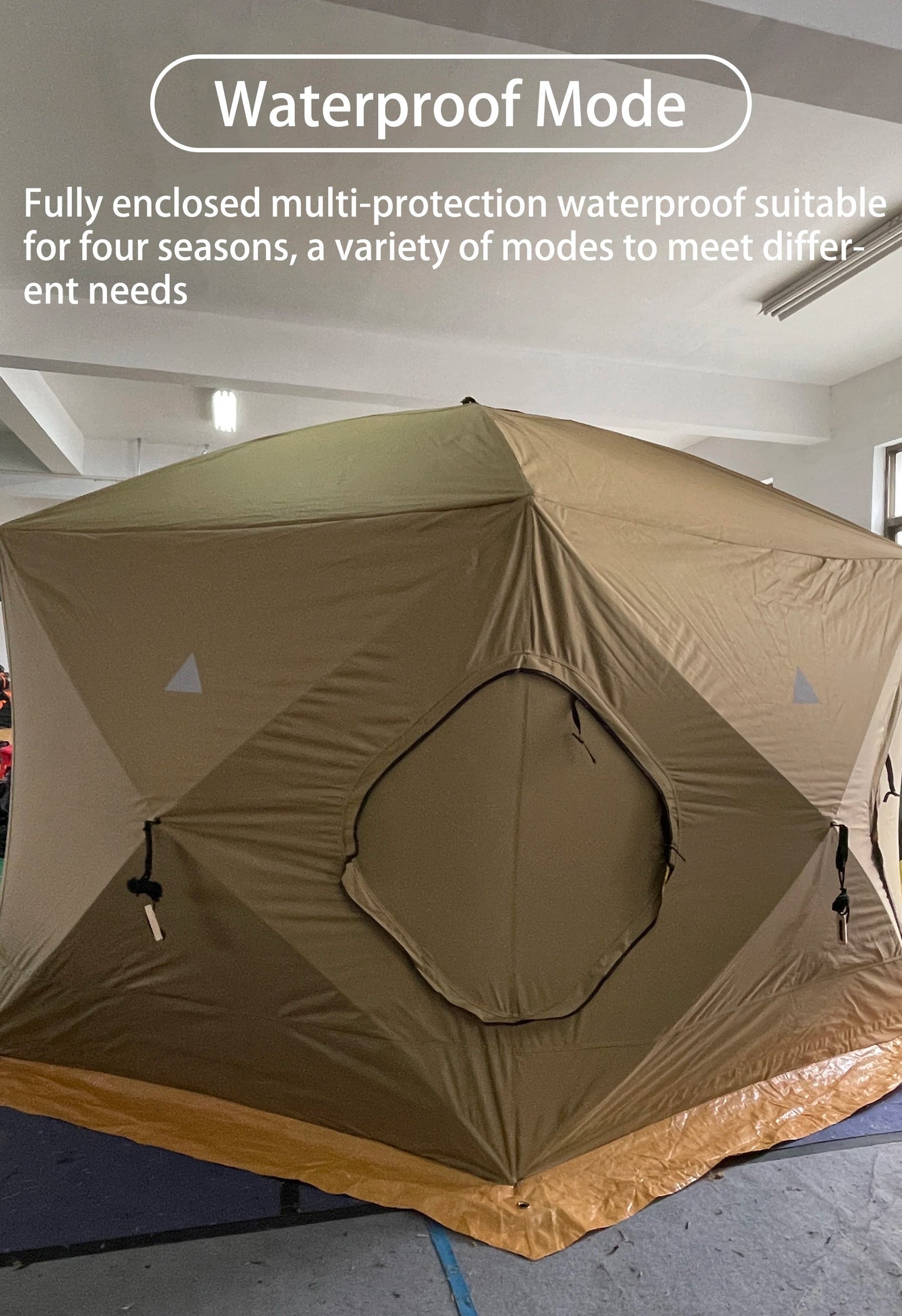 Customized  5-6 Person 4 Season Double Layers Arabian desert middle-east hexagon tent