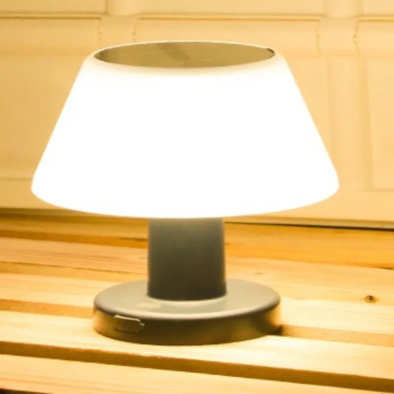 Solar Led Table Lamp Outdoor Modern Home Garden Decoration Solar Charging Cordless Lamp Restaurant For Outdoor Bar Restaurant