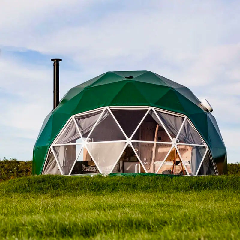 【Global Shipping】 Geodesic Dome Tent Spherical Tent Hotel Resort Outdoor Luxury Glamping Dome Transparent Starry Sky Tent
