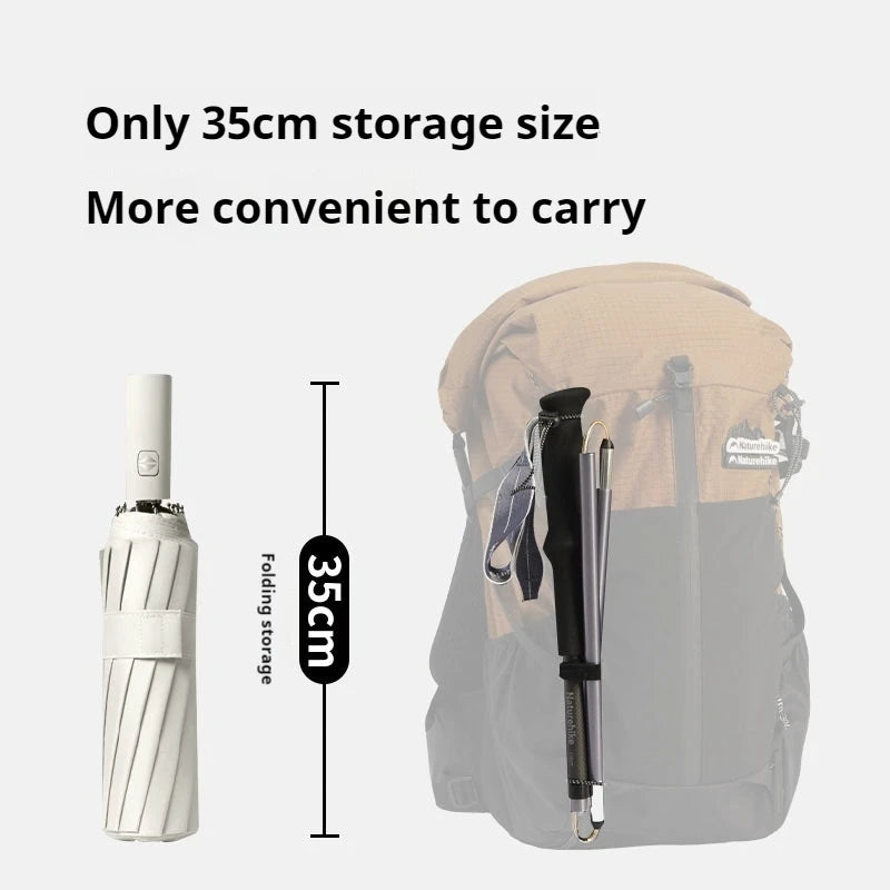 Naturehike Outdoor Alpenstock Carbon 4-sections Foldable Aluminum Alloy Ultralight Trekking Pole Adjustable Hiking Walking Stick