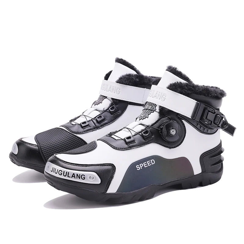 New Motorcycle riding shoes Motorcycle cross-country short boots Racing shoes Motorcycle cross-country shoes