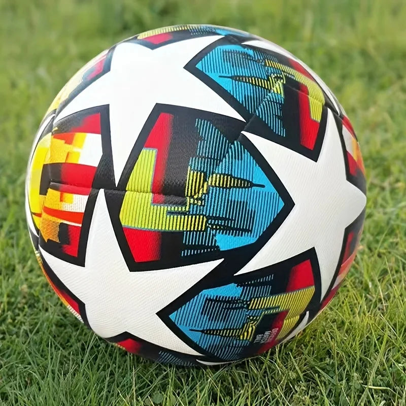 Football standard size 5 machine sewn ball PU explosion-proof material sports league outdoor competition football training
